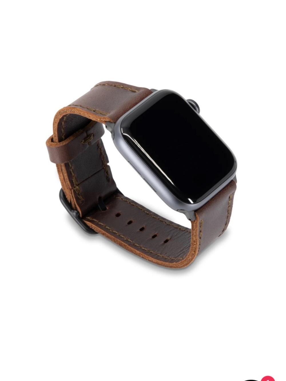 Arrow and Board Leather Apple Watch Band